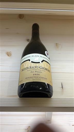 Burgundi Nuits-saint-georges Domaine Alain Jeanniard Les Poisets 2020