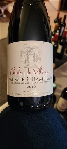 Loire Valley Saumur-Champigny Charles de Villeneuve 2013
