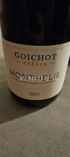 Burgundy Monthélie Goichot Frères 2022
