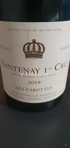 Burgundy Santenay Premier Cru Les Cabottes Vieilles Vignes 2019