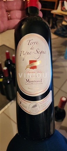 Sydvestfrankrig Montravel Terre de Pique-Segue Sélection Vieilles 2006