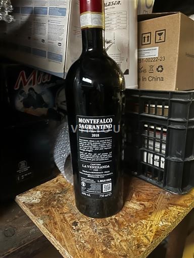 Umbria Montefalco Sagrantino Cantina La Veneranda 2018