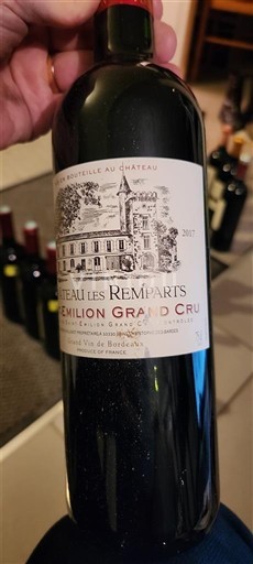 Burdeos Saint-Émilion Gran Cru Grand Cru Château Les Remparts 2017