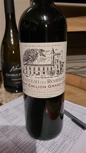 Bordoja Saint-Émilion Grand Cru Grand Cru Château Les Remparts 2017