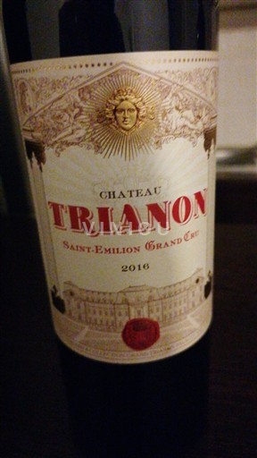 Bordeaux Saint-Émilion Grand Cru Grand Cru Château Trianon 2016