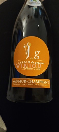 Loiren laakso Saumur-champigny Jardin de Goganes J de g 2021