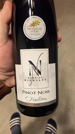 Elzas Pinot noir Domaine Nicollet Tradition 2024