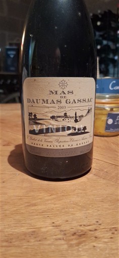 Languedoc Ikke specificeret Mas de Daumas Gassac 2003