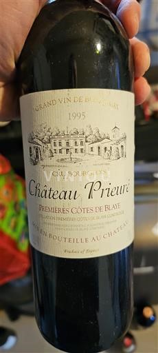 Бордо Не вказано Château Prieuré 1995