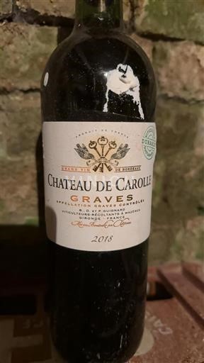 Bordeaux Graves Château Carolle 2018