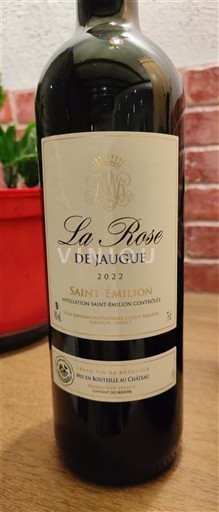 Bordeaux Saint-Émilion La Rose de Jaugue 2022