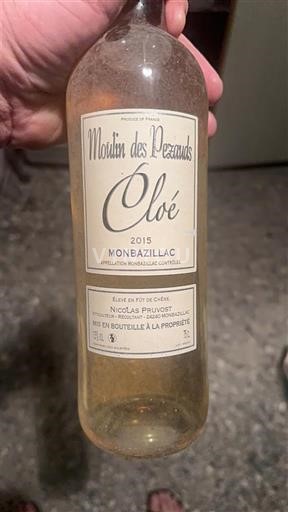 Vin Blanc liquoreux Oloé Moulin des Pezauds 2015 France Sud-Ouest Monbazillac AOC