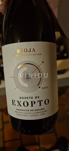 La Rioja Rioja Bodegas Exopto Bozeto de Exopto 2017