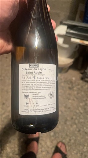 Loire-dalen Coteaux-du-layon Domaine S Deux Vallées Saint Aubin 2023