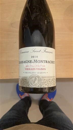 Burgundy Chassagne-Montrachet Domaine Saint-François Vieilles Vignes 2010