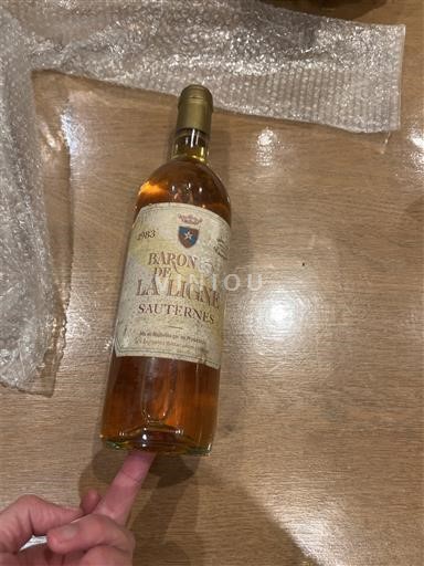Bordeaux Sauternes Barons de La Ligne 1983
