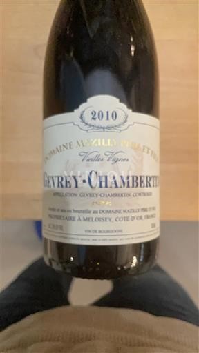 Burgundsko Gevrey-Chambertin Domaine Mazilly Père et Fils Vieilles Vignes 2010