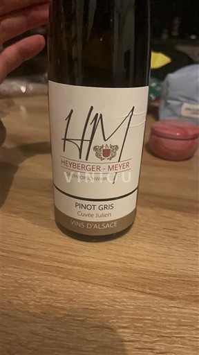 Elzas Pinot grigio Heyberger-Meyer Julien 2022