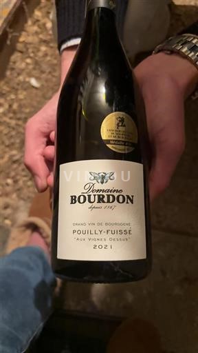 Burgundi Pouilly-fuissé Domaine Bourdon Aux Vignes Dessus 2021