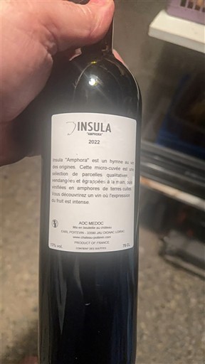 Bordeaux Médoc Insula Amphora 2022