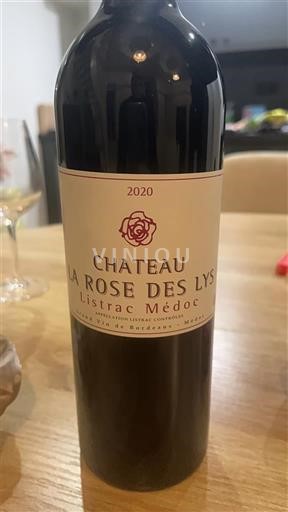 Bordeaux Listrac-Médoc Château La Rose des Lys Grand vin de Bordeaux 2020