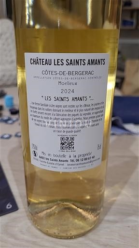 Sudoeste Côtes de Bergerac Château Les Saints Amants Les Saints Amants 2024