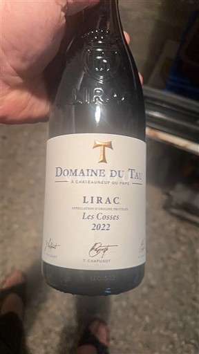 Rhônen laakso Lirac Domaine Tau Les Cossses 2022