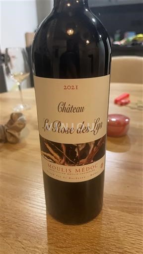 Bordeaux Moulis-en-Médoc Château La Rose des Lys Grand vin de Bordeaux 2021
