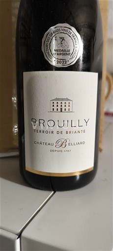 Beaujolais Brouilly Château Belliard Terroir de Briante 2021