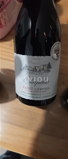 Rhônedalen Ospecificerad Chapellas Icke årgångsbetecknad