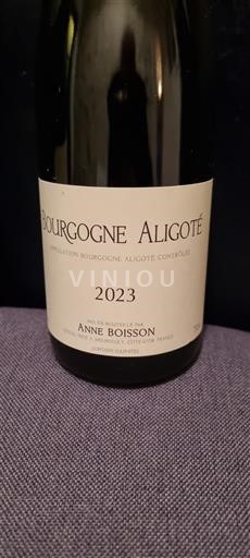 Wijnen Blanc sec Anne Boisson 2023 Frankrijk Bourgondië Bourgogne Aligoté AOC