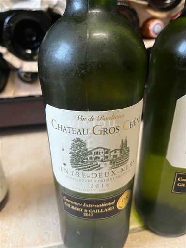 Bordeaux Entre-deux-mers Chateau Gros Chêne 2016