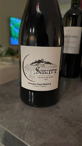 Loire Valley Sancerre Domaine Paul Prieur Grains de Pinot 2023