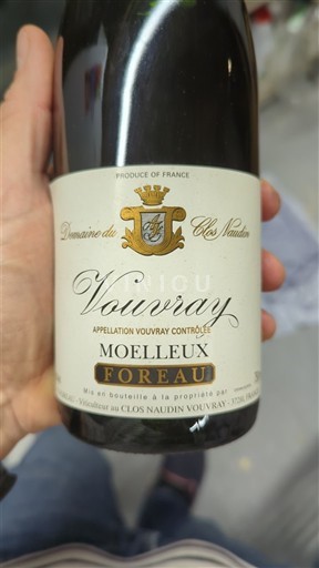 Údolí Loiry Vouvray Domaine Clos Naudin Moelleux Foreau 2007