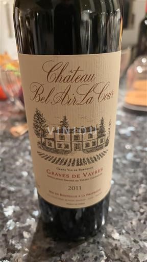 Bordeaux Graves-de-vayres Château Bel Air La Cour 2011