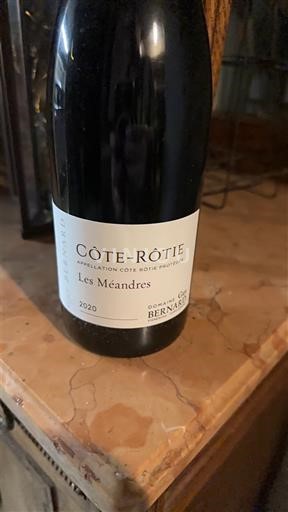 Vallée du Rhône Côte-rôtie Domaine Bernard Les Méandres 2020