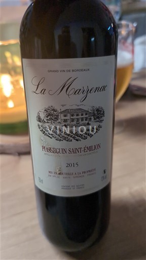 Bordeaux Puisseguin-Saint-Émilion La Marzena 2015