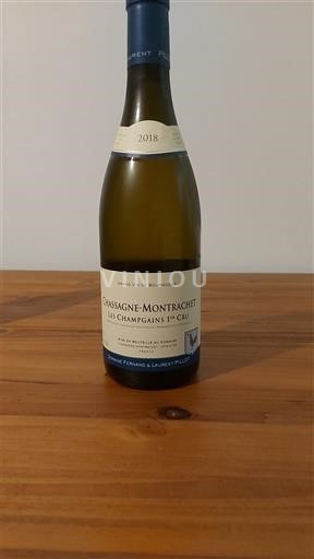 Borgoña Chassagne-Montrachet Premier Cru Domaine Fernand & Laurent Pillot Les Champgains 1er Cru 2018