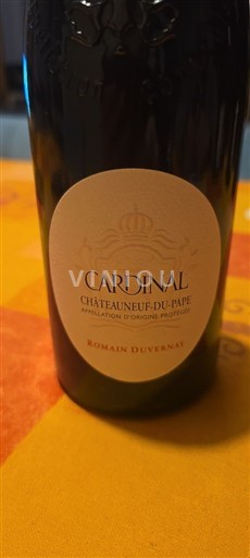 Rhônevallei Châteauneuf-du-Pape Cardinal Romain Duvernay 2017