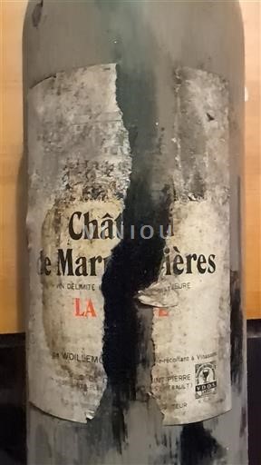 Languedoc La Clape Château Marmorières 1972