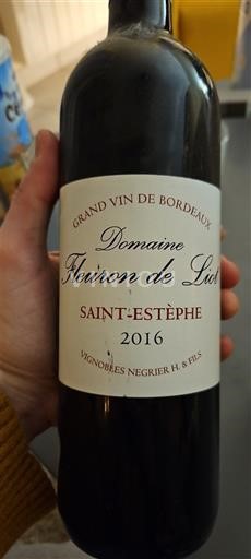 Burdeos Saint-Estèphe Domaine Fleuron de Lis 2016