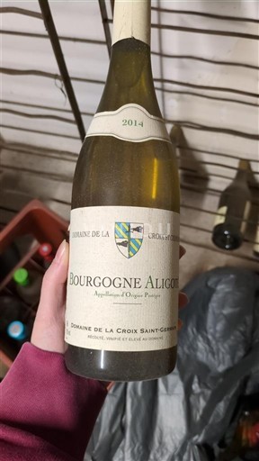 Burgundi Bourgogne Aligoté Domaine La Croix Saint-Germain 2014