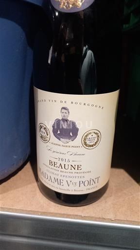 Burgundy Beaune Madame Veuve Point Les Epenottes 2015