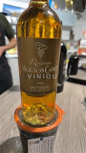 Bordeaux Sauternes Baron Philippe de Rothschild Réserve Mouton Cadet 2006