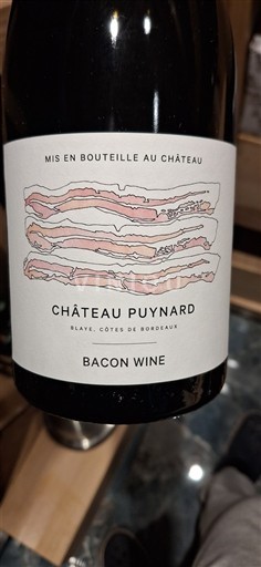 Bordeaux Blaye-Côtes-de-Bordeaux Château Puynard Bacon Wine Icke årgångsbetecknad