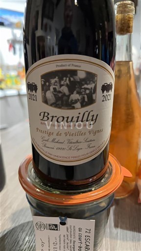 Beaujolais Brouilly Domaine Michel Boudeau Prestige de Vieilles Vignes 2021
