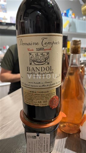 Provansa Bandol Domaine Tempier spéciale 1988 1988