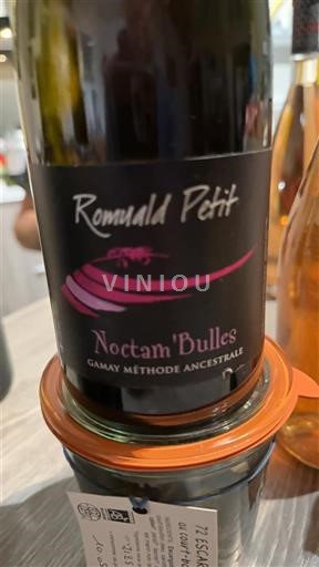 Valle del Loira No especificado Romuald Petit Noctam'Bulles Sin añada