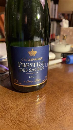 Champaña Champán Jimmy Rémy Prestige des Sacres Sin añada