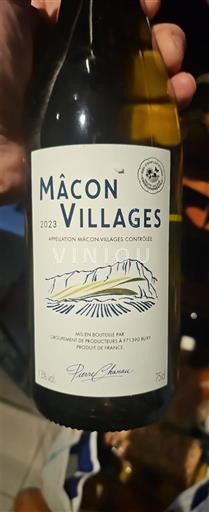 Viinit Blanc sec Pierre Chavin 2023 Ranska Burgundi Mâcon ja Mâcon-kylät AOC
